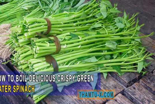 how to boil water spinach delicious crispy green
