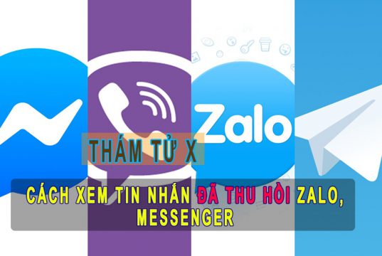 cách xem tin nhắn đã thu hồi trên Zalo Messenger