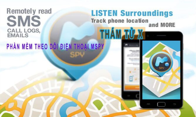 phần mềm theo dõi điện thoại mspy