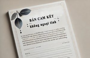 bản cam, kết không ngoại tình