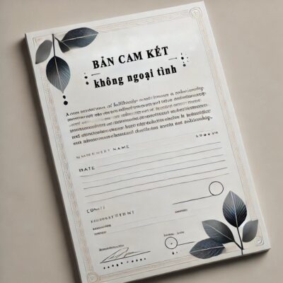 bản cam, kết không ngoại tình
